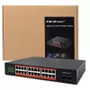 Przełącznik sieciowy QOLTEC Gigabit Ethernet PoE 24xRJ45 2xSFP