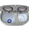 Pralka Camry Premium CR 8052, ładowanie od góry, 3 kg, szary, biały