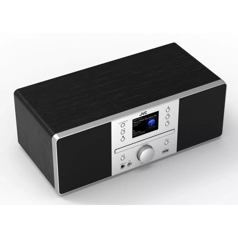 Głośnik podłogowy JVC RD-E874B Bluetooth 20W Czarny Srebrny – stacjonarny system audio