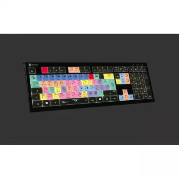 Klawiatura podświetlana Logickeyboard Adobe Premiere Pro CC ASTRA 2, układ niemiecki (LKB-PPROCC-A2PC-DE)