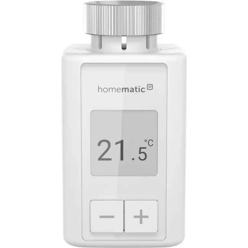 eQ-3 AG Homematic IP HmIP-eTRV-F, Cyfrowy termostat, Pomieszczenie, RF, 869,4 MHz, Biały, M30 x 1.5