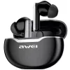 Słuchawki Awei T50 TWS Bluetooth 5.3 z etui ładującym / Czarny