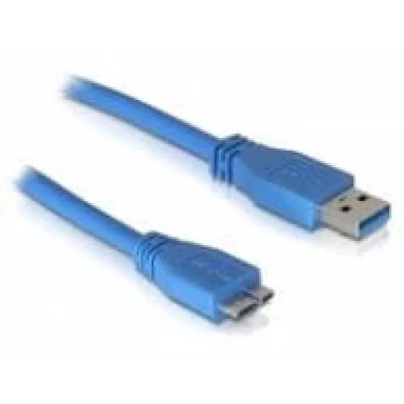 Kabel DeLOCK Micro USB 3.0 1M, USB A, 5 Gbit/s, niebieski