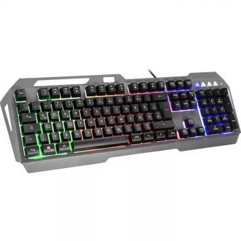 Speedlink Gaming klawiatura LUNERA. Metal Rainbow. Czarny retail