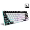 Klawiatura gamingowa Sharkoon SKILLER SGK50 S3 USB QWERTY rosyjski Biała