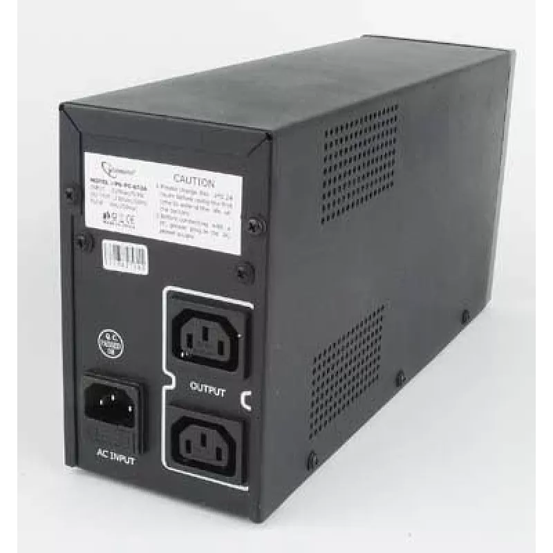 Gembird UPS-PC-652A zasilacz awaryjny (UPS) Line-Interactive 0,65 kVA 390 W 3 gniazda AC