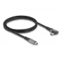 Kabel USB DeLOCK 81131 1m USB C Czarny 40 Gbit/s