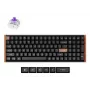 Mechaniczna klawiatura magnetyczna Keychron K4H-F1 — rozmiar 96%, QWERTY, USB + RF bezprzewodowa + Bluetooth, 100 klawiszy, RGB, czarna