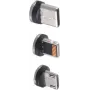 Złącze przewodowe ShiverPeaks BS14-19003 USB Micro-B USB-C 8-Pin czarno-srebrne