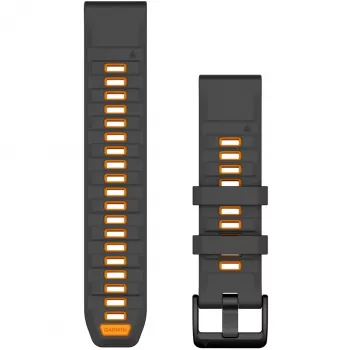 Opaska Garmin QuickFit 010-13392-05 Grafitowo-pomarańczowa