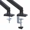 Uchwyt biurkowy do monitora LED/LCD 13-27 ART UM-115 z podparciem gazowym 2-6,5 kg Czarny
