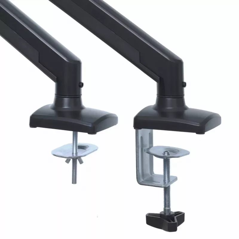 Uchwyt biurkowy do monitora LED/LCD 13-27 ART UM-115 z podparciem gazowym 2-6,5 kg Czarny