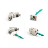 DeLOCK 88119 moduł keystone płaski biały RJ-45 10 szt.