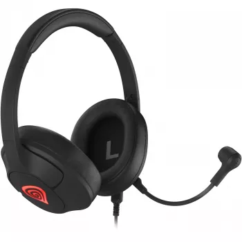 GENESIS Radon 800 Słuchawki Przewodowe Nauszny Gaming USB Typ-A Czarny