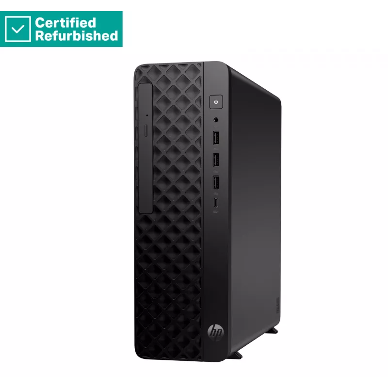 RENEW srebrny HP ProDesk 2 G1i SFF - i3-14100, 8GB, 256GB SSD, mysz USB, DOS, 1 rok