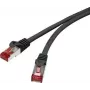 Kabel krosowy Ethernet Renkforce RF-4737382 Czarny