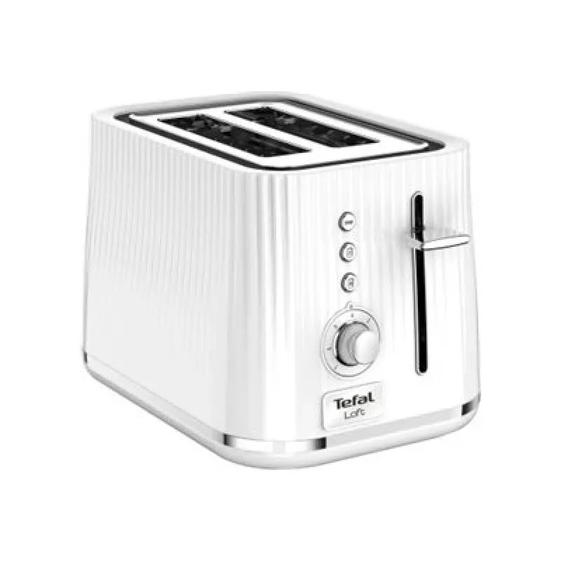 Tefal Loft TT7611 7 2 kromki Chrom, Biały