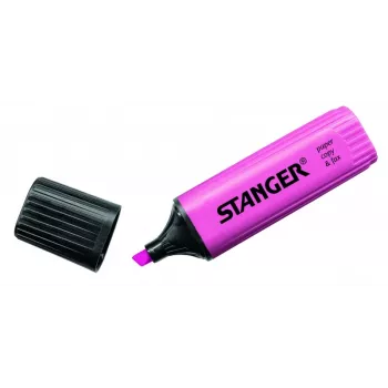 Zakreślacz STANGER, 1-5 mm, różowy, 1 szt. 180004000