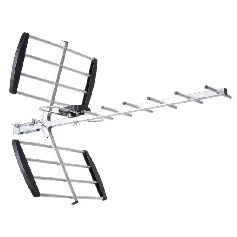 Antena kierunkowa LIBOX LB1600 16-elementowa pasywna DVB-T, UHF 470–790 MHz, VHF 174–230 MHz, zysk 18 dB, filtr LTE