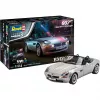 Model kolekcjonerski samochodu REVELL BMW Z8 1:24, zestaw metalowy do sklejania, gotowy model do ekspozycji