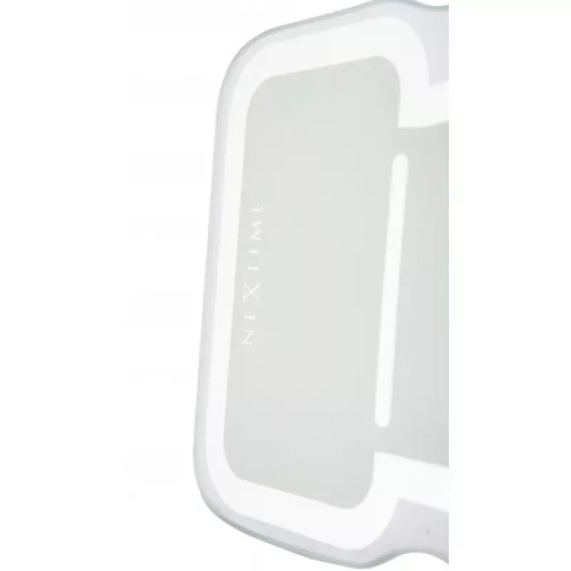 Zegar NeXtime 5185wi Mini Thumbs Up, 20,5x21 cm, ścienny, biały/srebrny