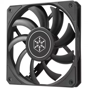 Wentylator obudowy SILVERSTONE SST-AS120B 120 mm czarny przezroczysty, 3-pin