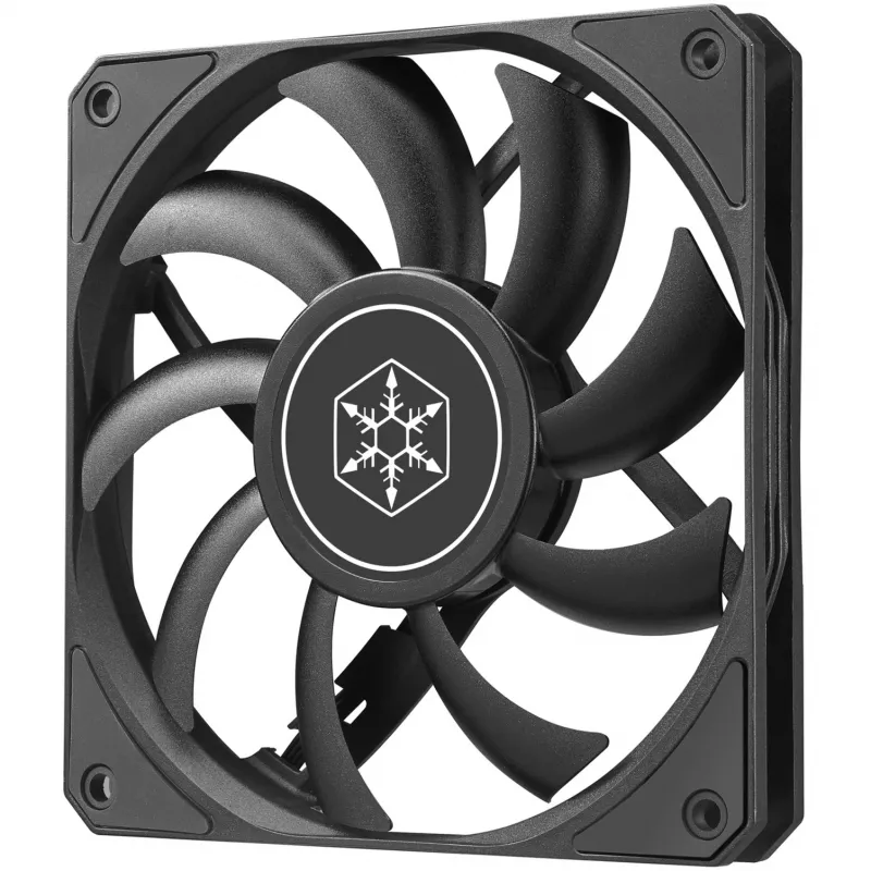 Wentylator obudowy SILVERSTONE SST-AS120B 120 mm czarny przezroczysty, 3-pin