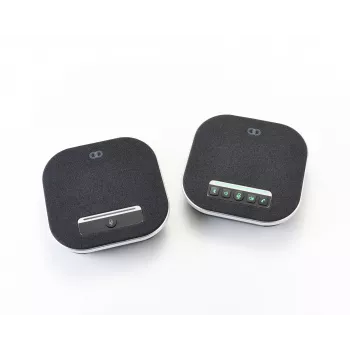 Głośnik konferencyjny Boom Collaboration GEMINI z wbudowanym mikrofonem, Bluetooth i USB, czarny