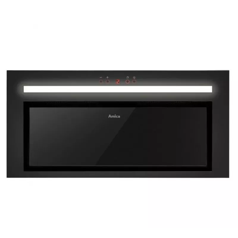 Okap do zabudowy AMICA OMC6451B HC — filtr węglowy, hałas 65 dB, klasa energetyczna A