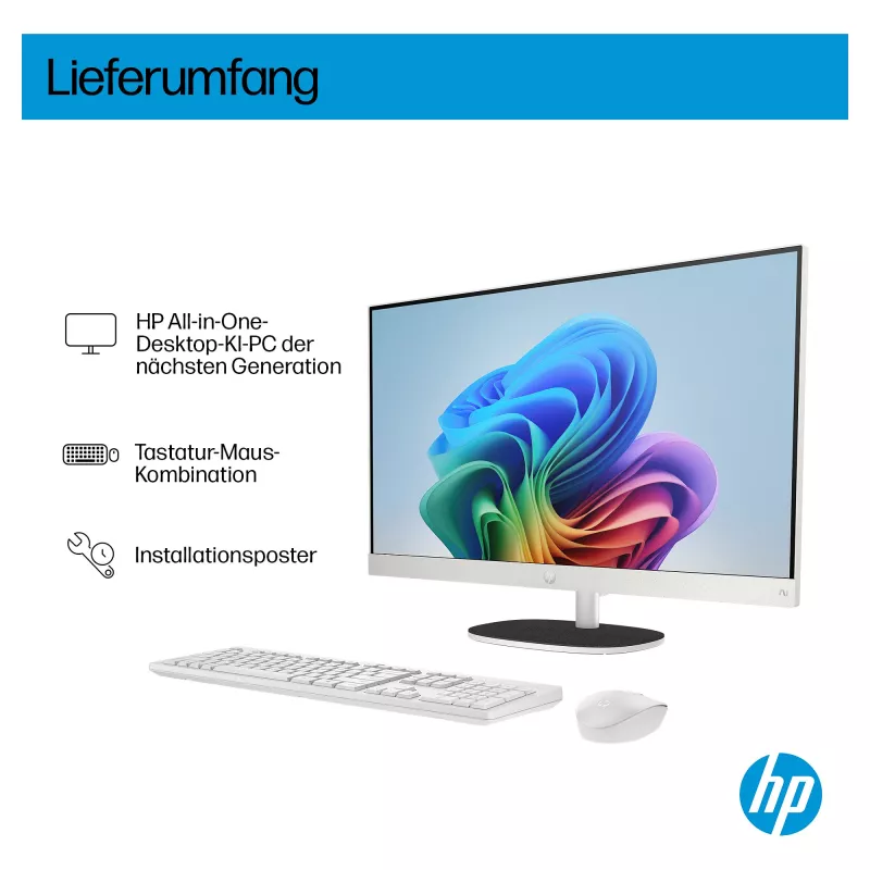 Komputer All-in-One HP (kompletne rozwiązanie) 27-ct2073ng AMD Ryzen AI 7-350 512GBSSD 16GB biały (27-ct2073ng)