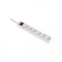 Hama 00030533 listwa przeciwprzepięciowa Biała 6 gniazd AC 230 V 3 m