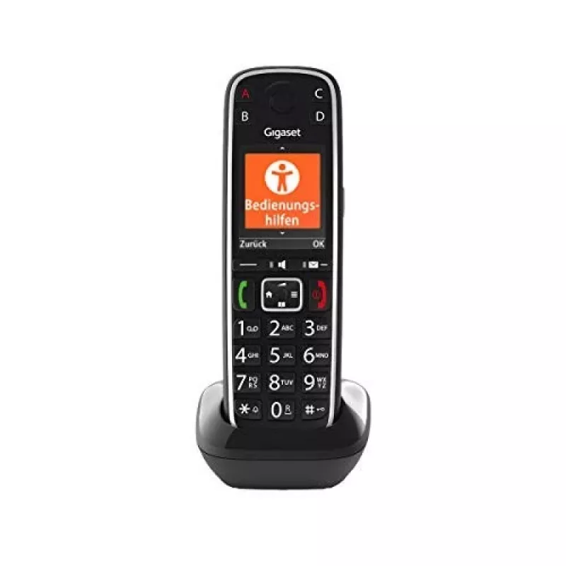 Gigaset E720HX Analogowy/DECT telefon z identyfikacją rozmówcy Czarny