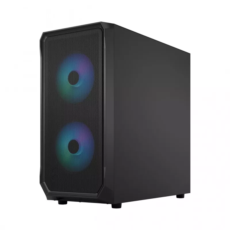 Fractal Design Focus 2 RGB Tempered Glass Mid Tower ATX PC Case - Czarny