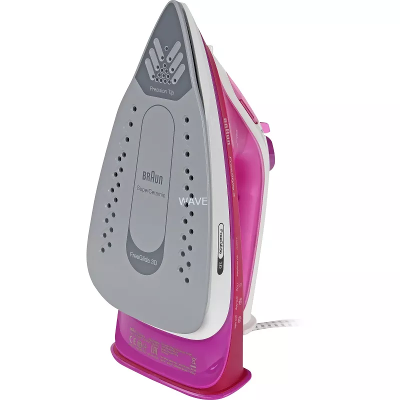 Braun FreeStyle 3 FI 3124 Żelazko parowe i suche Stopa ceramiczna 2400 W Fioletowy