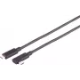 Kabel USB S/CONN 30-42075 USB 3.2 Gen 2 10 m USB C czarny
