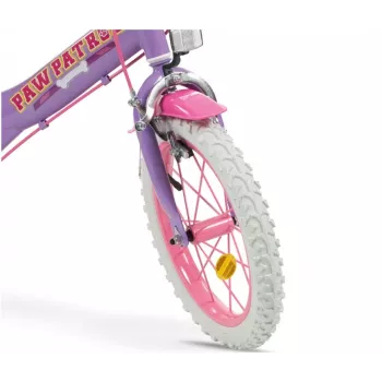 Rower dziecięcy 14 Paw Patrol fioletowy 1480 dziewczynka TOIMSA