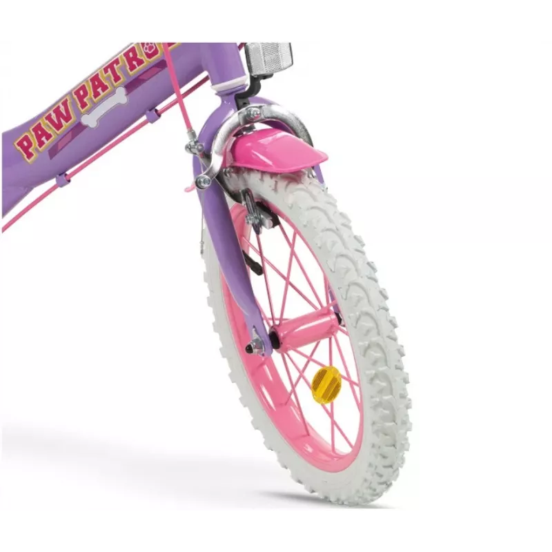 Rower dziecięcy 14 Paw Patrol fioletowy 1480 dziewczynka TOIMSA
