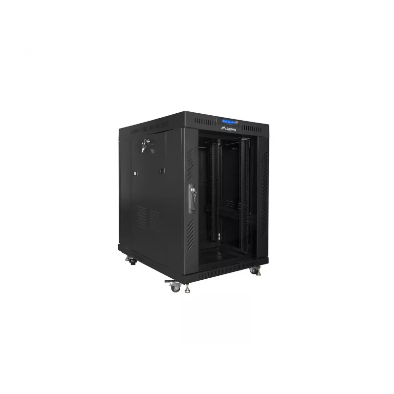 Wolnostojący stojak Lanberg FF01-8015-12BL 15U Czarny 800 kg