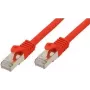 Kabel sieciowy shiverpeaks BASIC-S czerwony 0,25 m Cat7 S/FTP