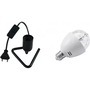 EUROLITE LED Set BC-1 RGB trójkątne gniazdo, czarny — zestaw oświetlenia LED z kontrolą RGB