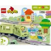 Zestaw kolejowy LEGO DUPLO Interaktywna Kolej Przygód 10427, 57 elementów, 2 figurki DUPLO, dla dzieci od 2 lat