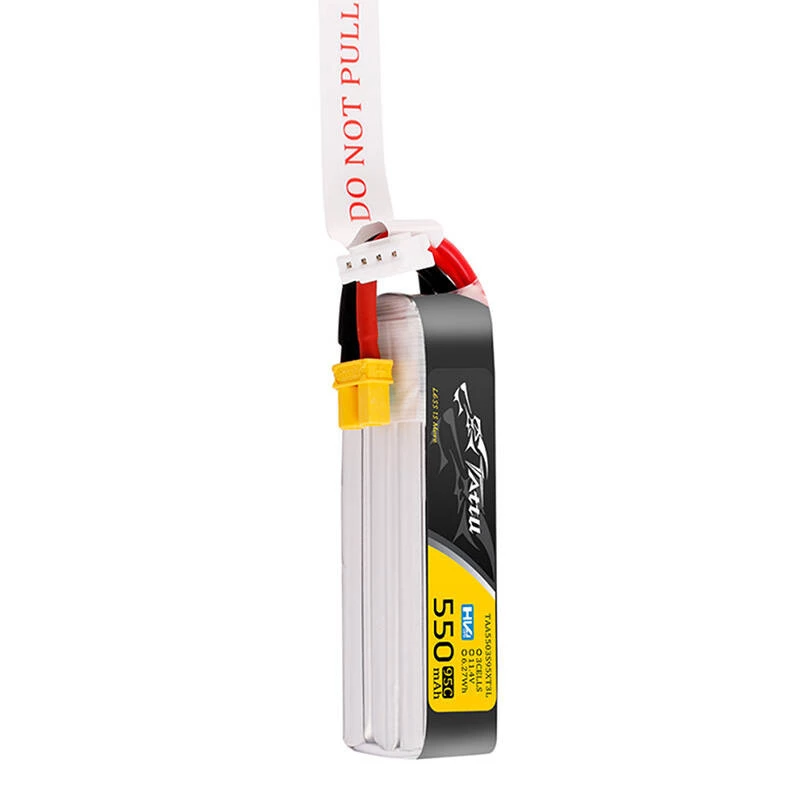 Bateria LiPo HV Tattu 3s 550mAh 95C 11.4V z wtykiem XT30, złącze Long-Pack