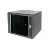 DIGITUS Professional Unique DN-19 09U-6/6-SW - szafa - szafa sieciowa - do montażu ściennego - czarny, RAL 9005 - 9U - 48,3 cm (19) (DN-19 09U-6/6-SW)