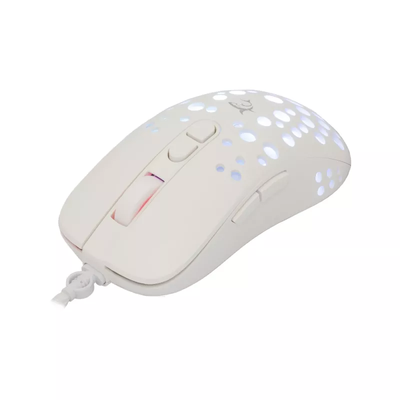 Mysz White Shark GM-9004 Tristan-2 Biały RGB USB