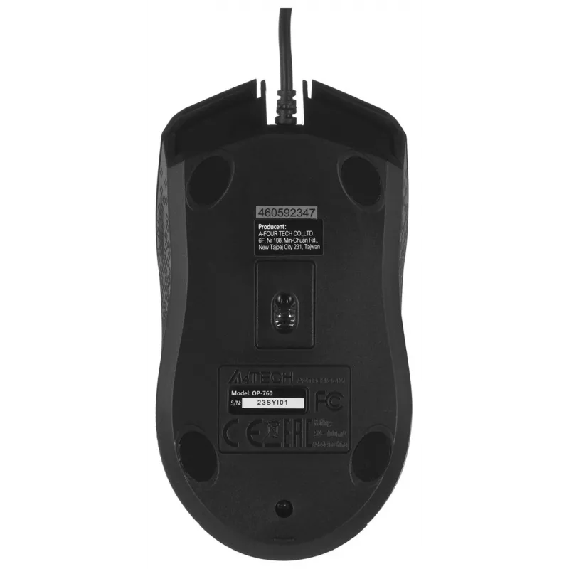 Mysz A4Tech OP-760 USB Typ-A Optyczna 1200 DPI