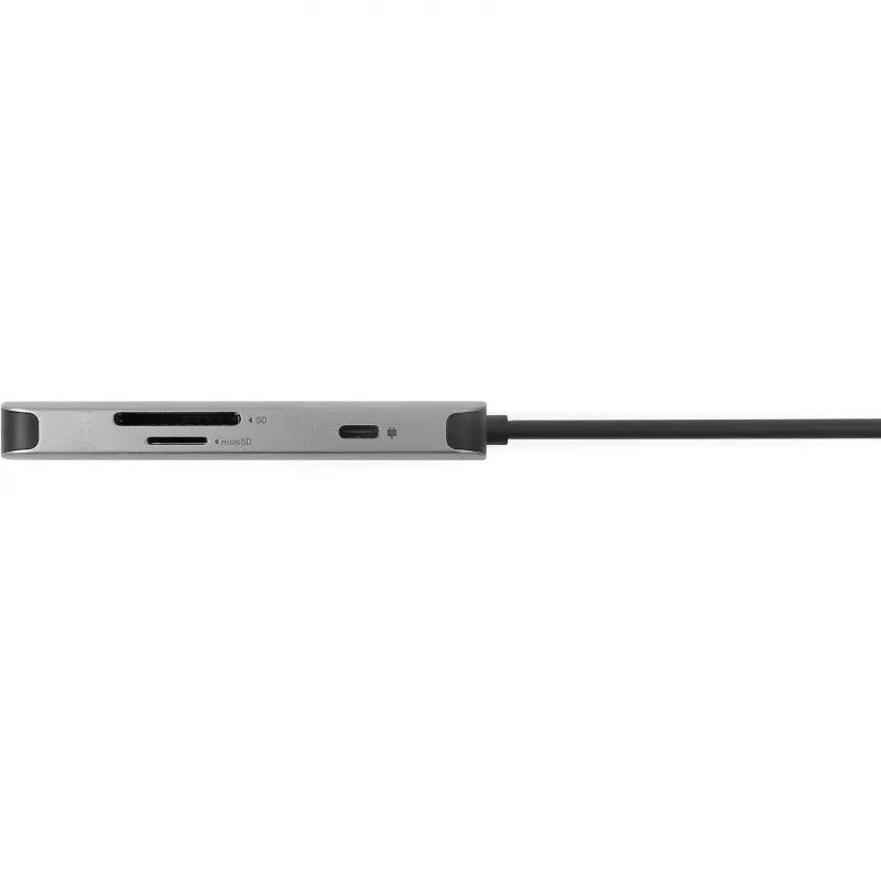 7-w-1 Dongle USB-C Acer — USB 3.2 Gen 1 Type-C, 3x USB-A, HDMI, SD/MicroSD, 100W PD, srebrny