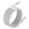 Baseus Simple Wisdom Data kabel Kit USB-C do Lightning PD 20W (2 szt./zestaw) 1,5 m biały