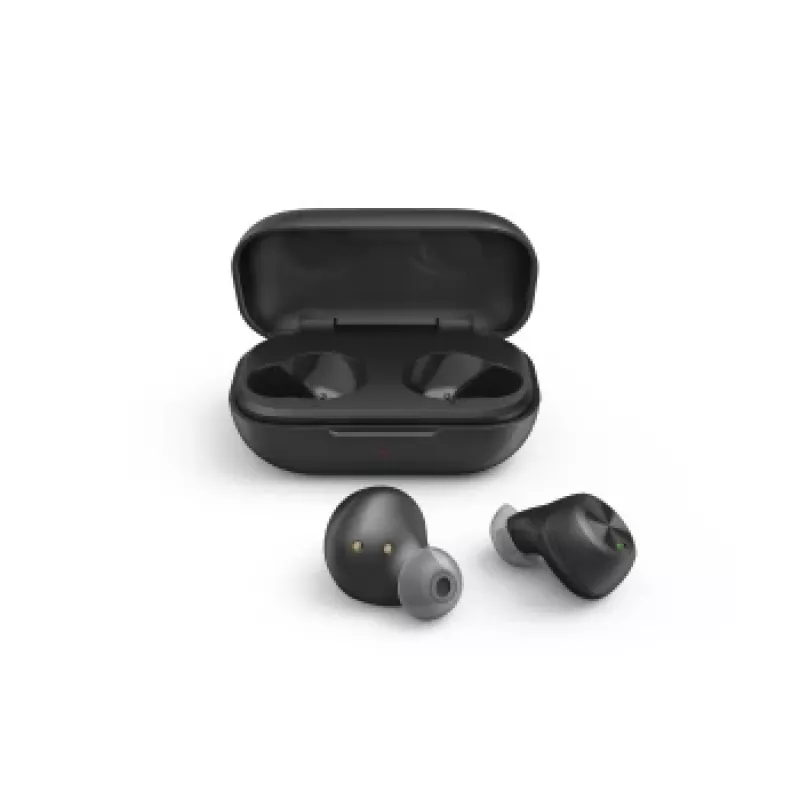 Hama WEAR7701BK Zestaw słuchawkowy bezprzewodowy douszny Połączenia/Muzyka Bluetooth Czarny