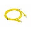 LPATCHCORD Cat.5E UTP 1.5M Żółty FLUKE PASSED LANBERG 10-PACK