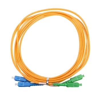 Kabel światłowodowy Extralink EX.14862 20 m FTTH G.652D SC–SC full duplex żółty